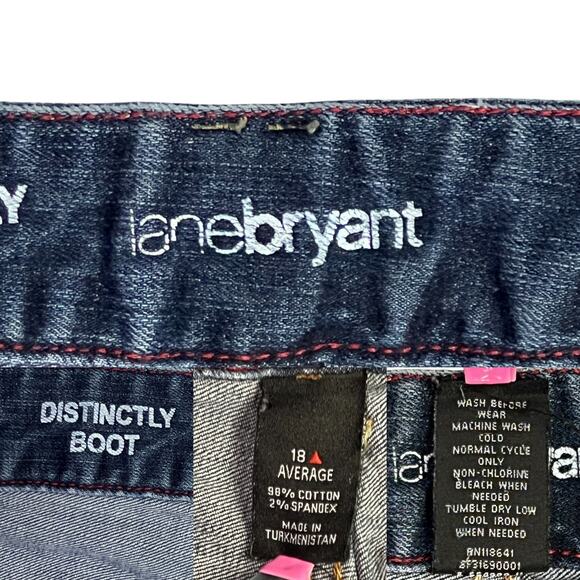 Lane Bryant Distinctly Boot Cut Right Fit Technology-Red Triangle-18 Average - 2 - Picture 9 of 13